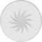Ekena Millwork Standard Grayson Spiral Rosette With Rounded Edge, 8"W x 8"H x 3/4"P ROSP080X080X075GRY14 - alternate 4